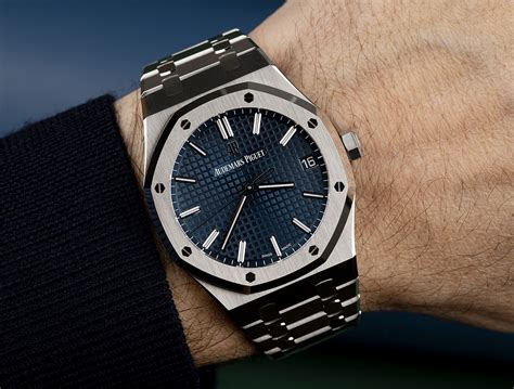 royal oak wrist watch|audemars piguet on wrist.